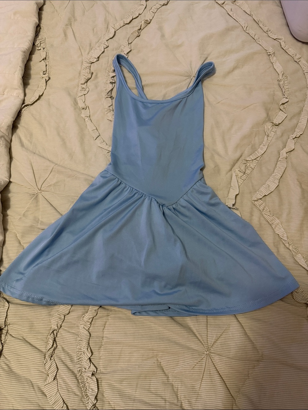 SHEIN Light Blue Athletic Tank Dress